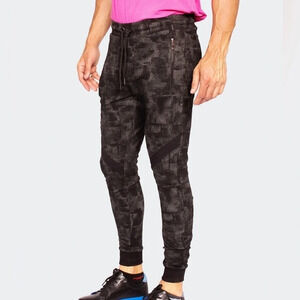 Maceoo Paris Jogger Camo Blue in Gray & Black - NWOT - Size XXL